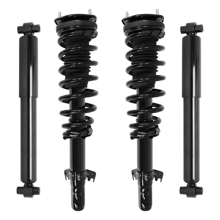 4-11980-252080-001 Front & Rear Suspension Strut & Coil Spring Assembly Fits Select Ford Fusion, Mercury Milan [Front & Rear]