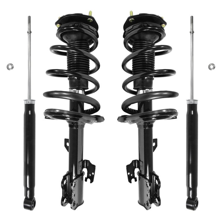 4-11981-254040-001 Front & Rear Suspension Strut & Coil Spring Assembly Fits Select Toyota Sienna [Front & Rear]