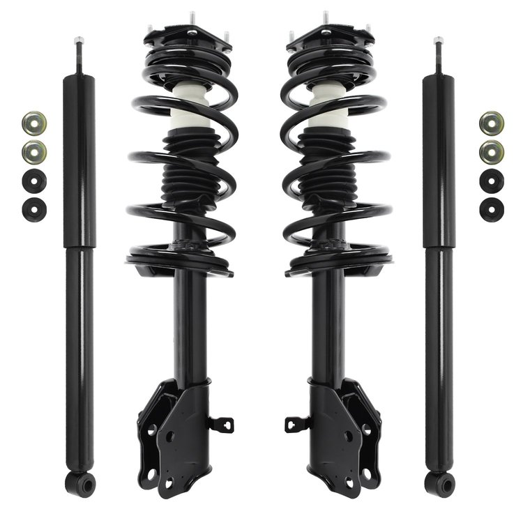 4-11983-252410-001 Front & Rear Suspension Strut & Coil Spring Assembly Fits Select Ford Edge, Lincoln MKX [Front & Rear]