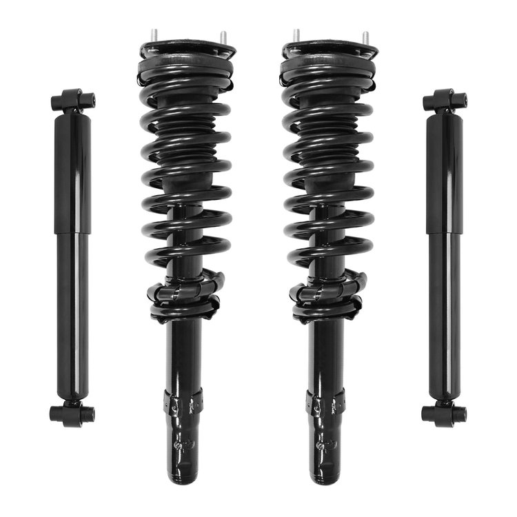 4-11990-252080-001 Front & Rear Suspension Strut & Coil Spring Assembly Fits Select Ford/Lincoln/Mercury [Front & Rear]
