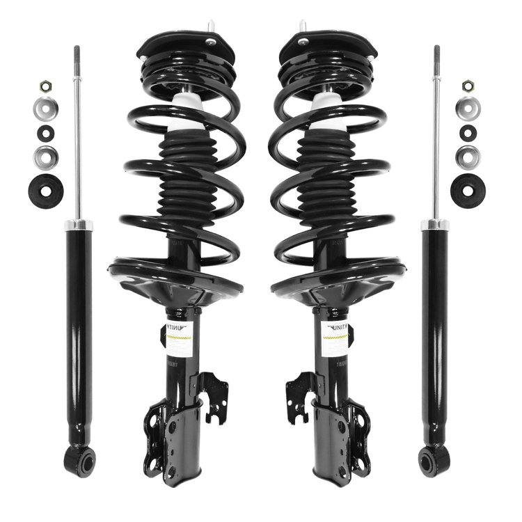 4-11991-254050-001 Front & Rear Suspension Strut & Coil Spring Assembly Fits Select Toyota Sienna [Front & Rear]