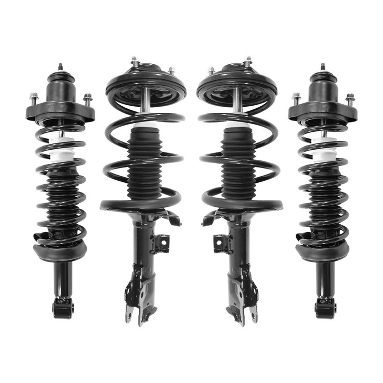4-13043-16050-001 Front & Rear Suspension Strut & Coil Spring Assembly Fits Select Mitsubishi Lancer [Front & Rear]