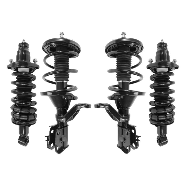 4-13051-16011-001 Front & Rear Suspension Strut & Coil Spring Assembly Kit Fits Select Acura RSX [Front & Rear]