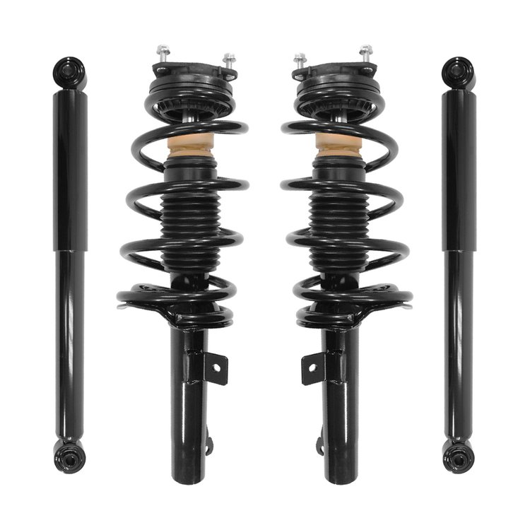 4-13061-259220-001 Front & Rear Suspension Strut & Coil Spring Assembly Fits Select Suzuki Grand Vitara [Front & Rear]