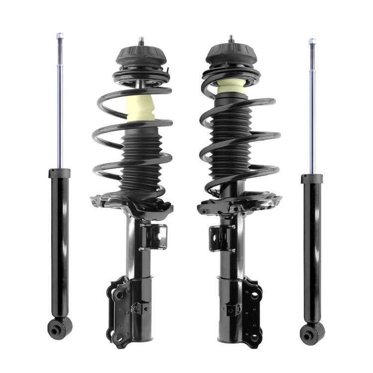 4-13063-259740-001 Complete Strut Assembly Fits Select Kia Rio, Hyundai Accent [Front & Rear]
