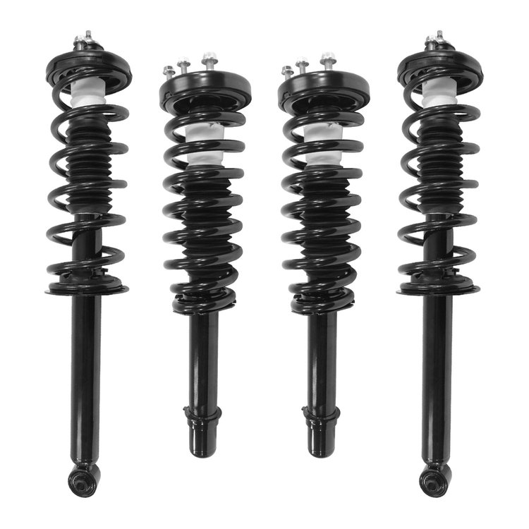 4-13103-16040-001 Front & Rear Suspension Strut & Coil Spring Assemby Set Fits Select Acura TSX [Front & Rear]
