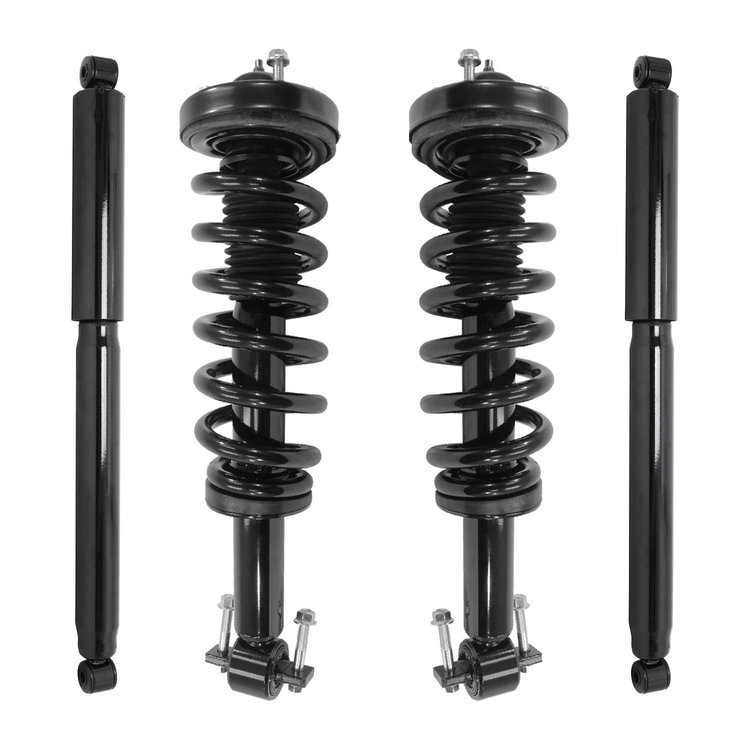 4-13201-252600-001 Front & Rear Suspension Strut & Coil Spring Assembly Fits Select Ford F-150 [Front & Rear]