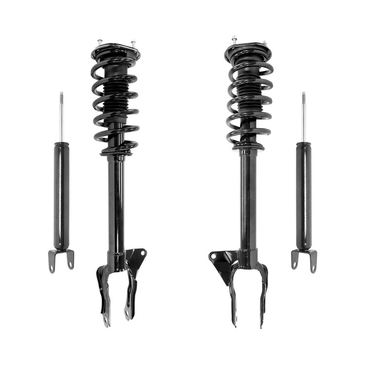 4-13321-16080-001 Front & Rear Suspension Strut & Coil Spring Assembly Kit Fits Select Subaru XV Crosstrek, Subaru Crosstrek [Fr
