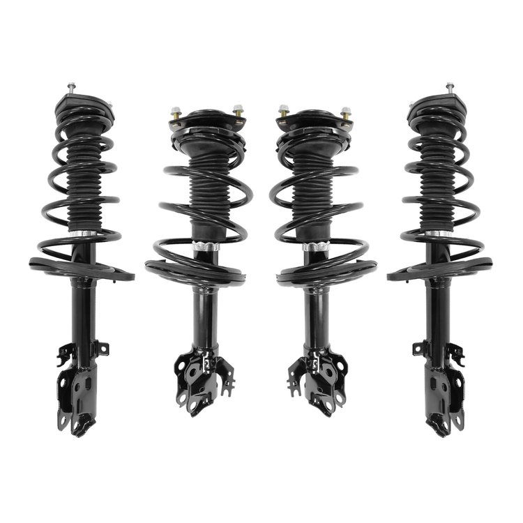 4-13351-16101-001 Front & Rear Suspension Strut & Coil Spring Assembly Kit Fits Select Lexus ES300h, Lexus ES350 [Front & Rear]