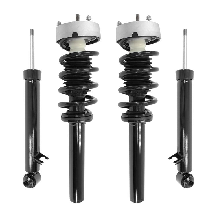 4-13480-257211-001 Front & Rear Complete Strut Assembly Shock Absorber Kit Fits Select BMW X5, BMW X6 [Front & Rear]
