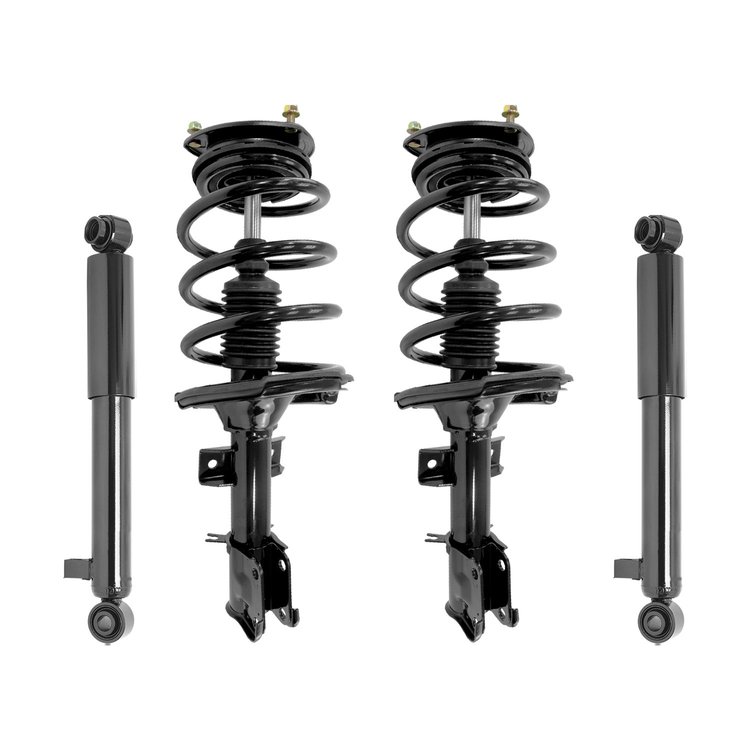 4-13690-259170-001 Front & Rear Complete Strut Assembly Shock Absorber Kit Fits Select Hyundai Veracruz [Front & Rear]
