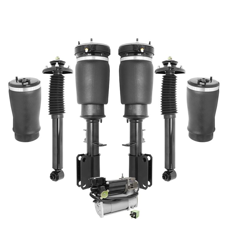 4-18-125001-C Front Non-Electronic Suspension Air Strut Assembly Kit Fits Select BMW X5 [Front & Rear]