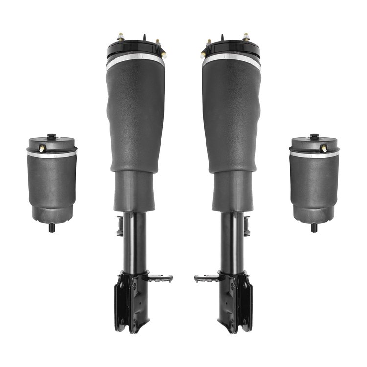 4-18-172001-4 Non-Electronic Suspension Air Strut Assembly Air Spring Kit Fits Select Land Rover Range Rover [Front & Rear]