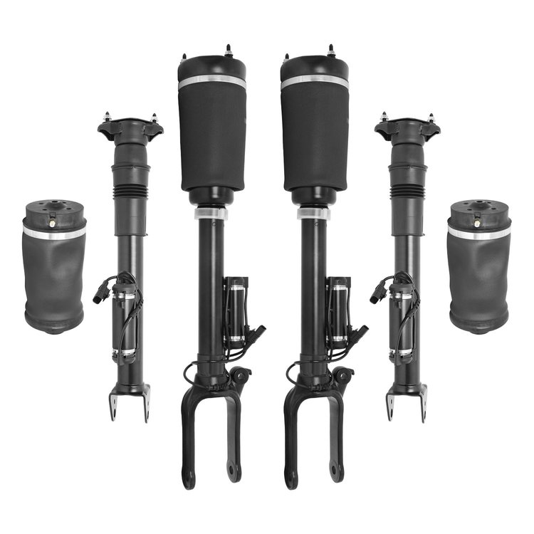 4-28-112900-4 Front & Rear Electronic Suspension Air Strut Assembly Air Spring Shock Kit Fits Select Mercedes-Benz [Front & Rear