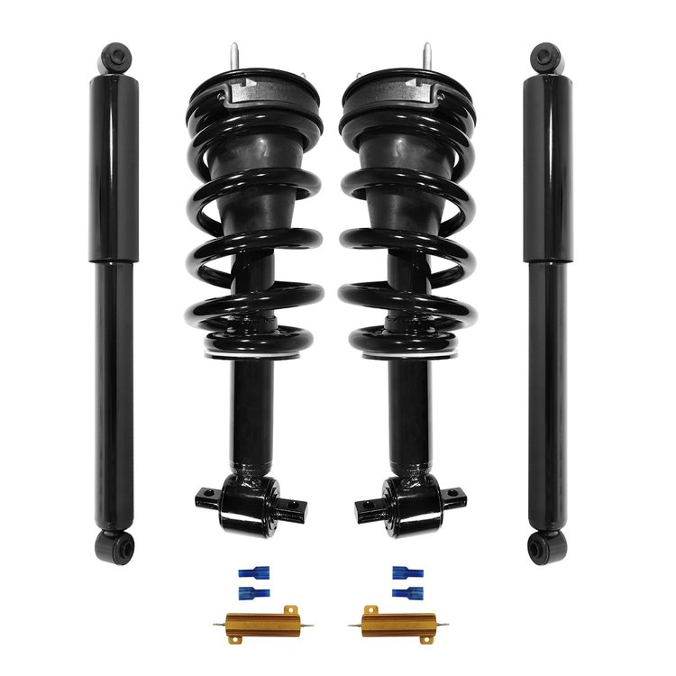4-61590c-22-515000-R Air Spring To Coil Spring Conversion Kit Fits Select GM [Front & Rear]