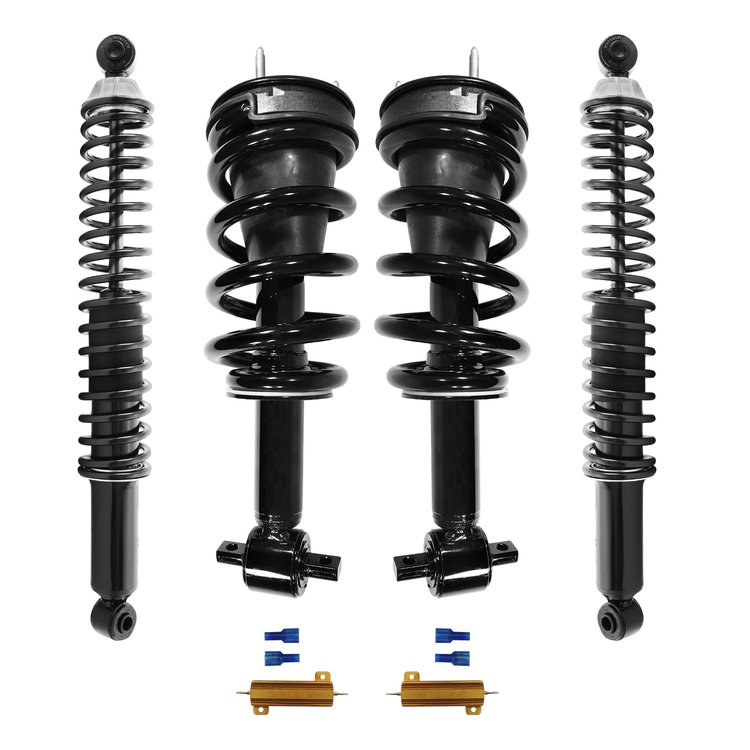 4-61590c-30-515000-R Air Spring To Coil Spring Conversion Kit Fits Select GM [Front & Rear]