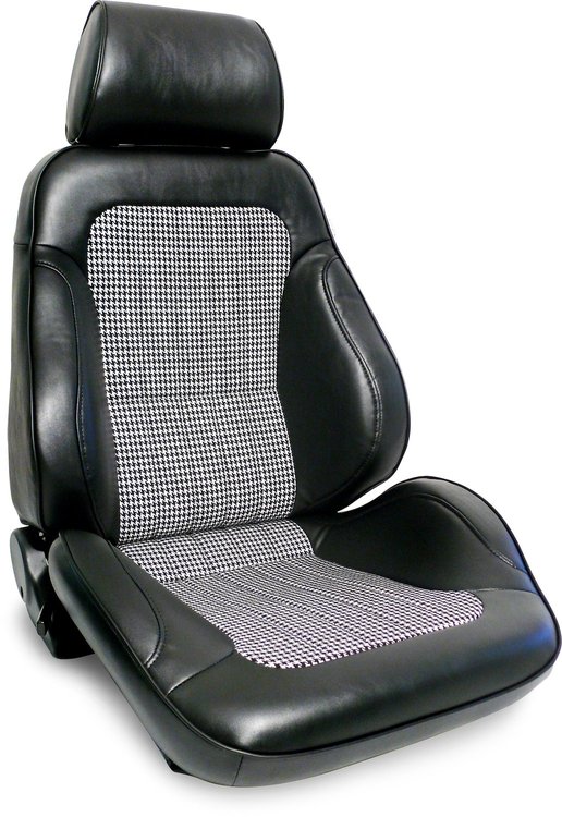 80-1000-41L Rally Recliner Seat, Left/Driver Side, Houndstooth