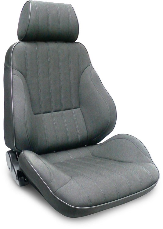 80-1100-32R Rally Recliner Seat, Right/Passenger Side, Grey Canvas