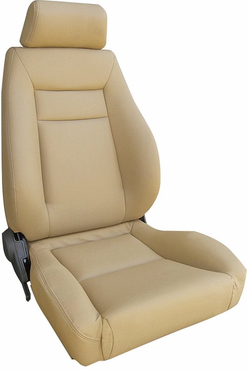 80-1100-54L Elite Recliner Seat, Left/Driver Side, Beige Vinyl