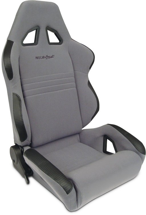 80-1600-62R Rave Recliner Seat, Right/Passenger Side, Grey Velour