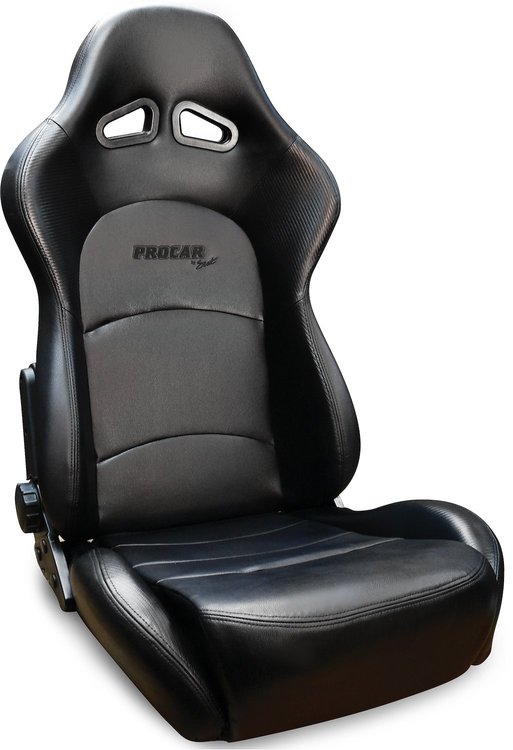 80-1615-51 Sportsman Pro Recliner Seat, Black Vinyl
