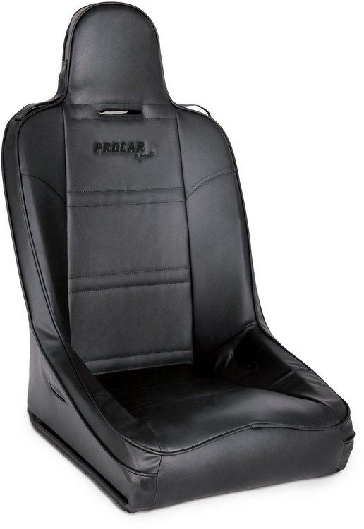 80-1620-51 Terrain Fixed-Back Seat, Black Vinyl