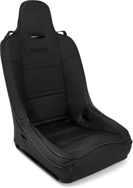 80-1620-61C Terrain Fixed-Back Seat, Black Canvas