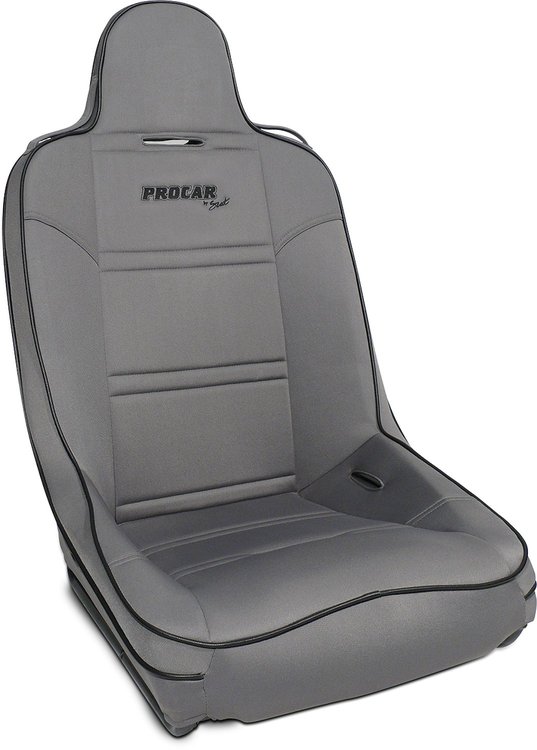 80-1620-62C Terrain Fixed-Back Seat, Grey Canvas