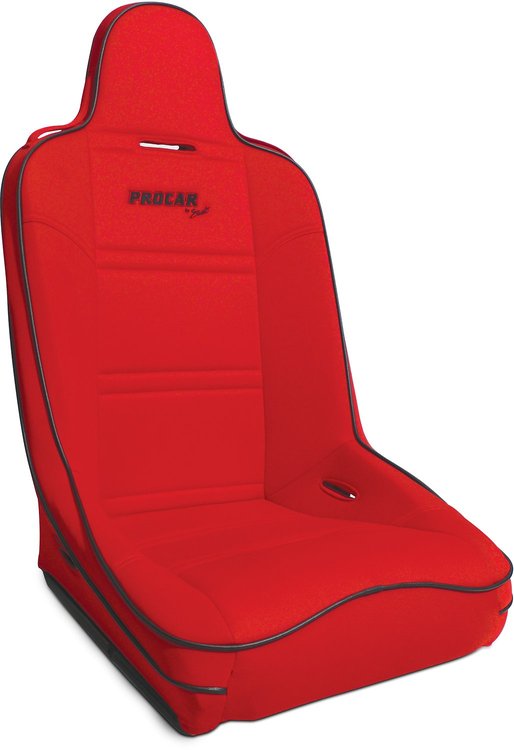 80-1620-64 Terrain Fixed-Back Seat, Red Velour