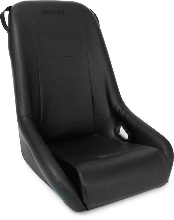 80-1630-62C Bomber Fixed-Back Seat, Grey Canvas