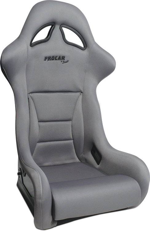 80-1780-62 Drifter Fixed-Back Seat, Grey Velour