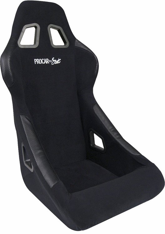80-1790-61 Pro Sport Fixed-Back Seat, Black Velour