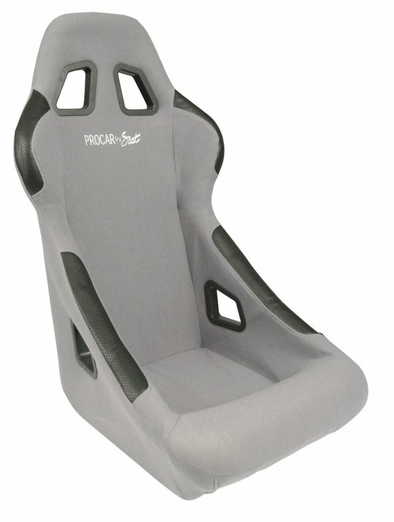 80-1790-62 Pro Sport Fixed-Back Seat, Grey Velour