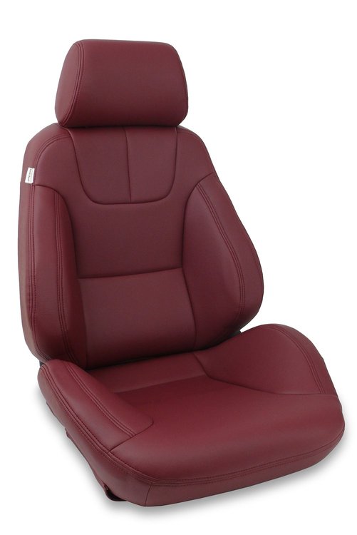80-1000-56R-DLX Rally DLX Recliner Seat, Right/Passenger Side, Maroon Vinyl