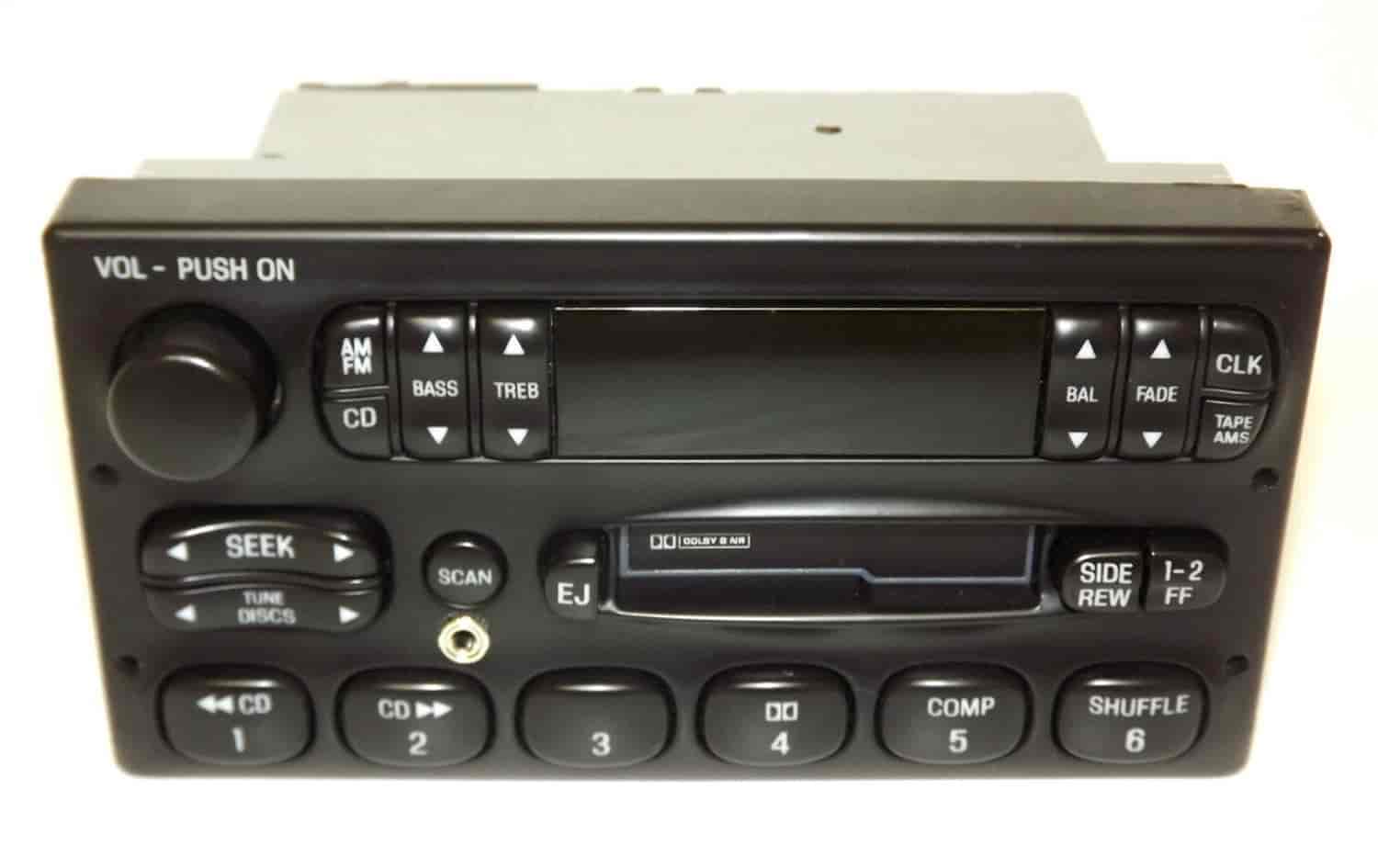 Replacement Radio w/Auxiliary Input for 1999-2011 Ford Crown Victoria