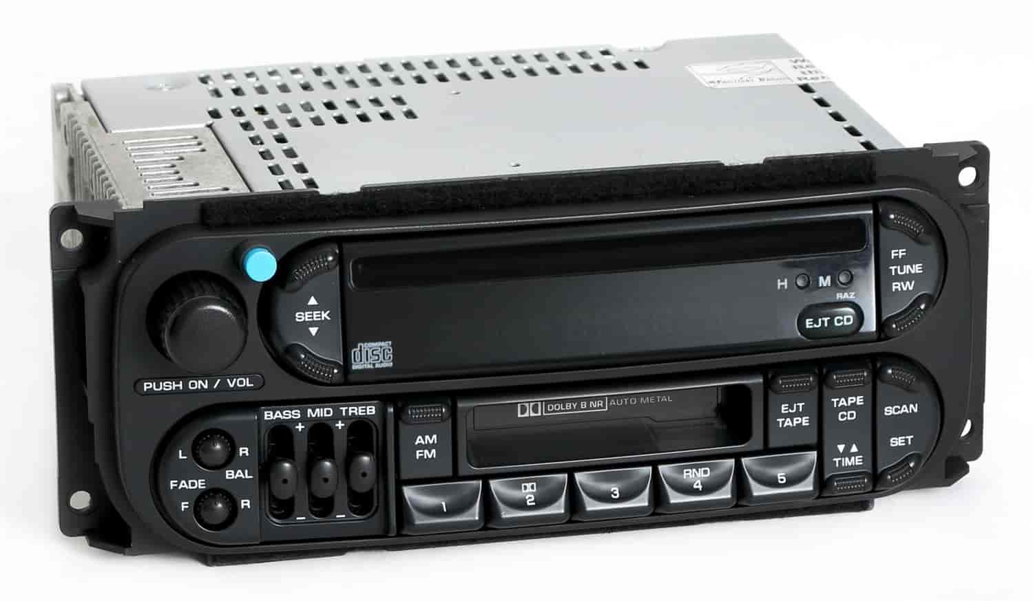 Replacement Radio w/Bluetooth for 1998-2002 Dodge/Chrysler/Jeep