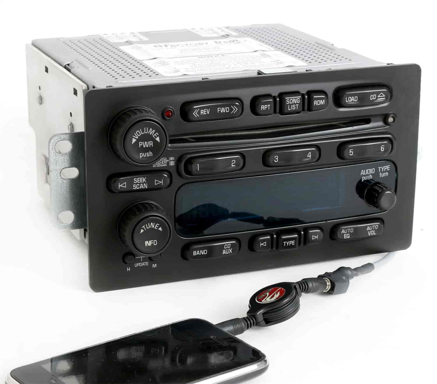 Replacement Radio w/3.5mm Auxiliary input for 2003-2005 GMC/Chevy Truck