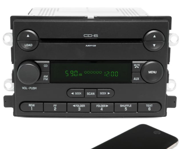 AM/FM 6-Disc CD Player with Bluetooth for 2005-2006