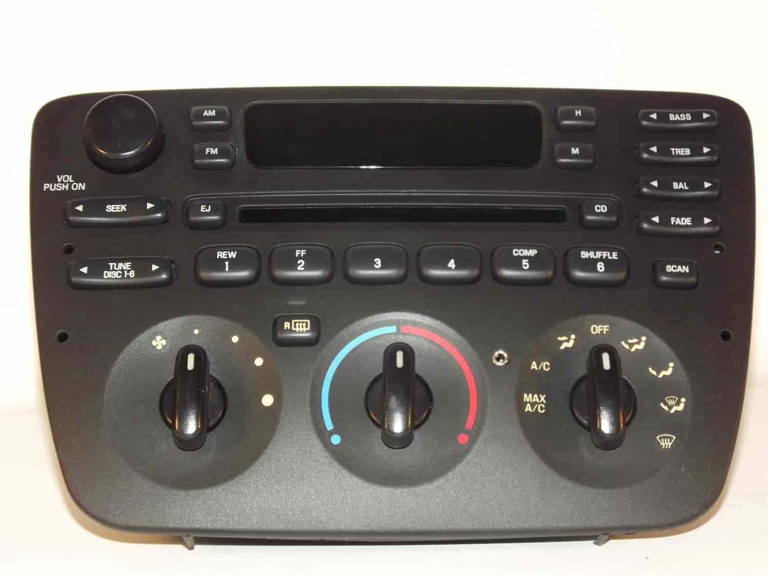 Replacement Radio w/Auxiliary Input for 2000-2004 Mercury Sable