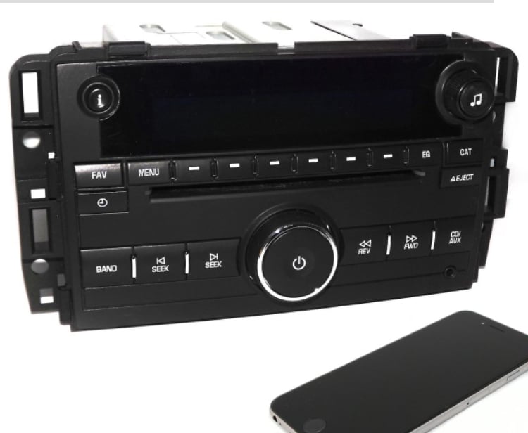 AM/FM CD Radio with USB, Aux, Bluetooth for Select 2010-2015 Chevrolet, GMC