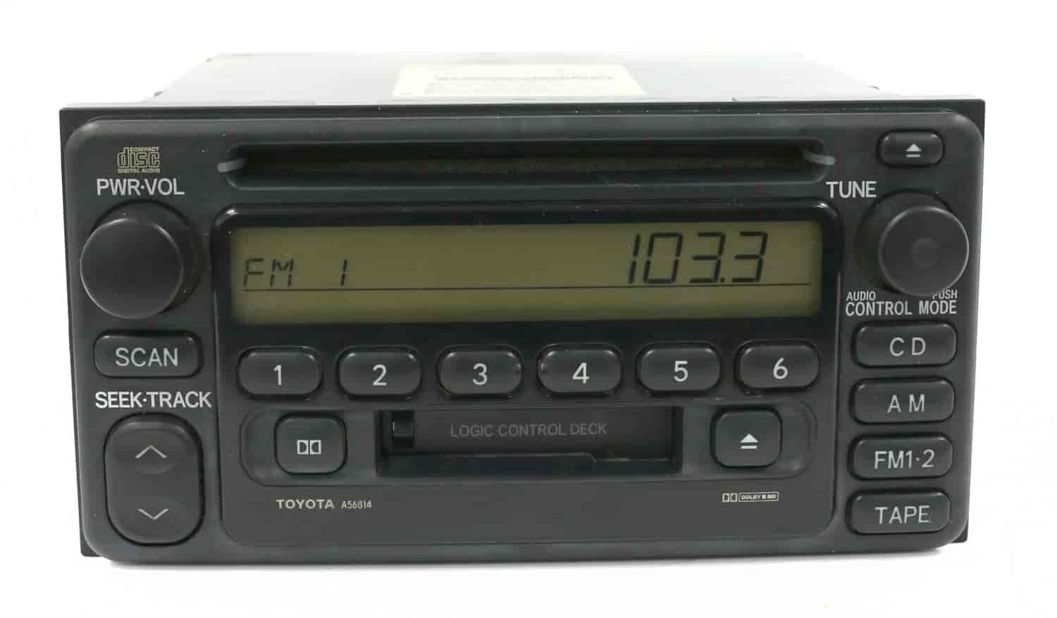 Replacement Radio 2000-2003 Toyota Celica, Echo, Highlander, and MR2