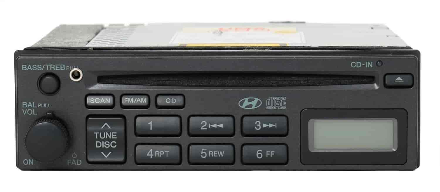 Replacement Radio w/Auxiliary Input for 2001-2006 Hyundai Elantra