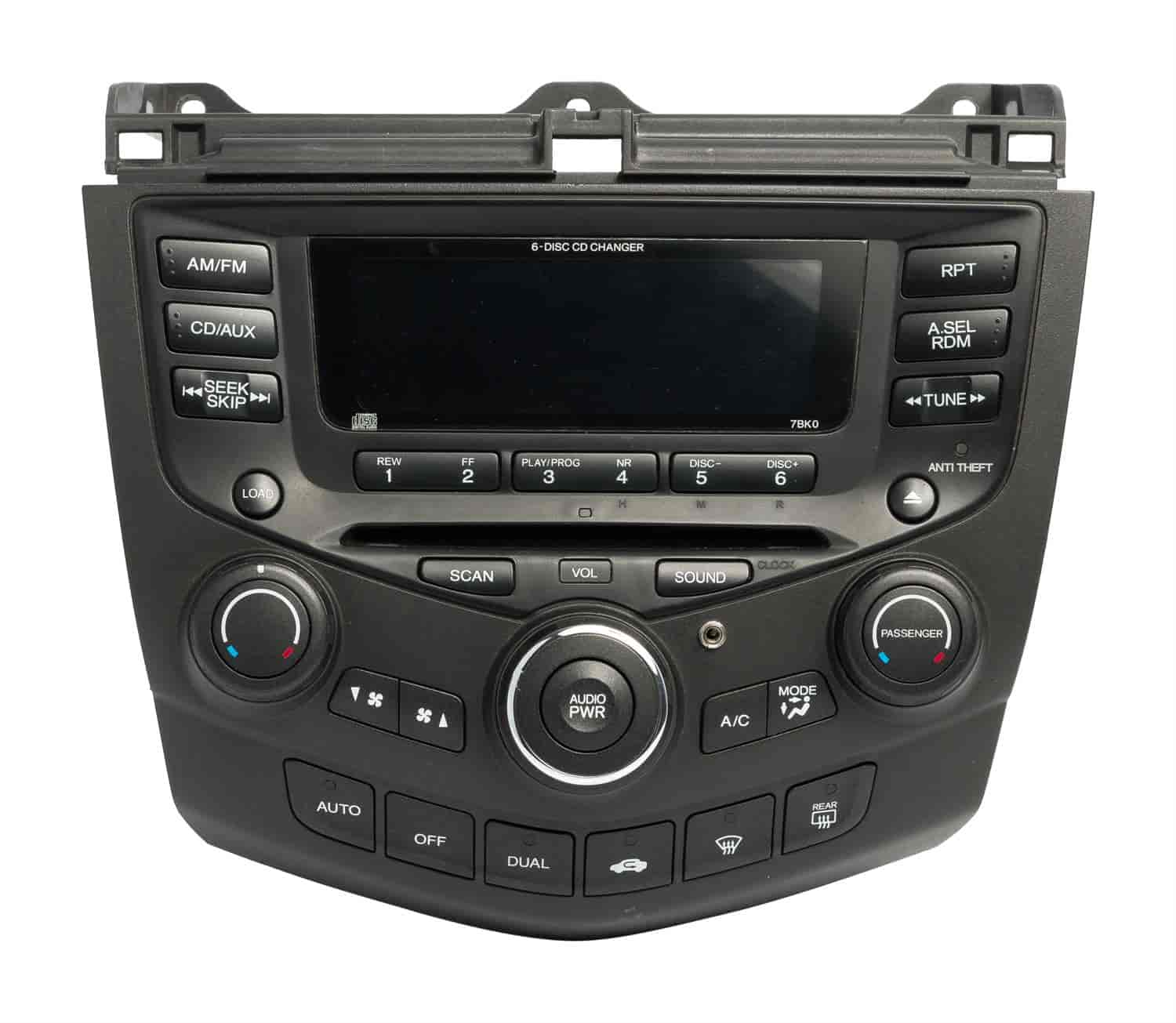Replacement Radio with Temperature Controls 2003-2007 Honda Accord