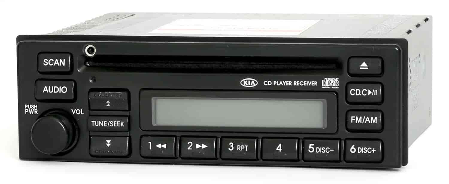 Replacement Radio w/Auxiliary Input for 2002-2004 Kia Spectra