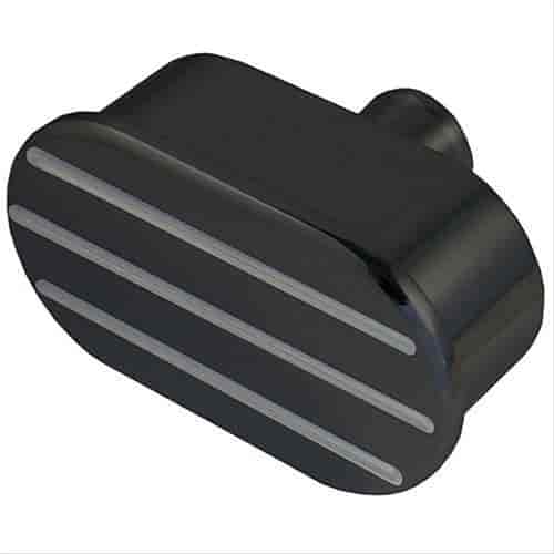 Valve Cover Breather with PCV Valve Anodized Black/Ball Milled