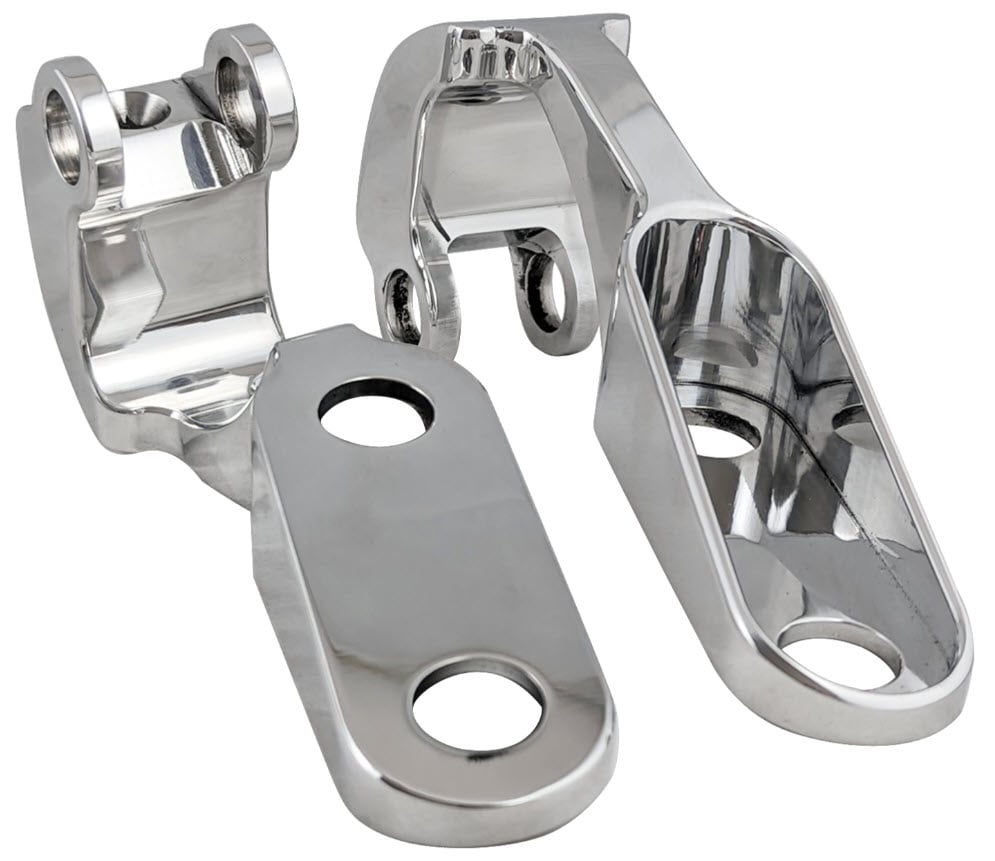 TH-7081CAM-P Aluminum Trunk Hinges for 1970-1981 Chevy Camaro [Polished Finish]