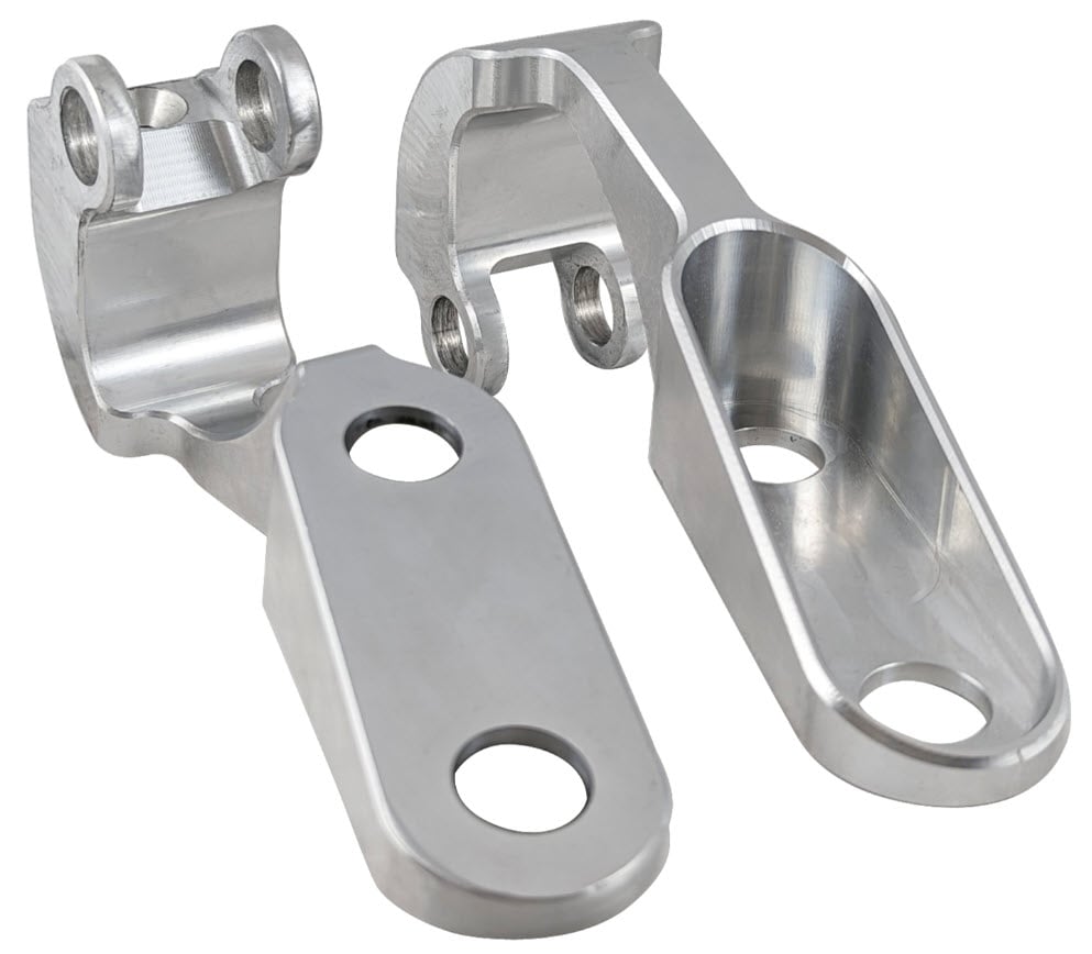 TH-7081CAM Aluminum Trunk Hinges for 1970-1981 Chevy Camaro [Machined Finish]