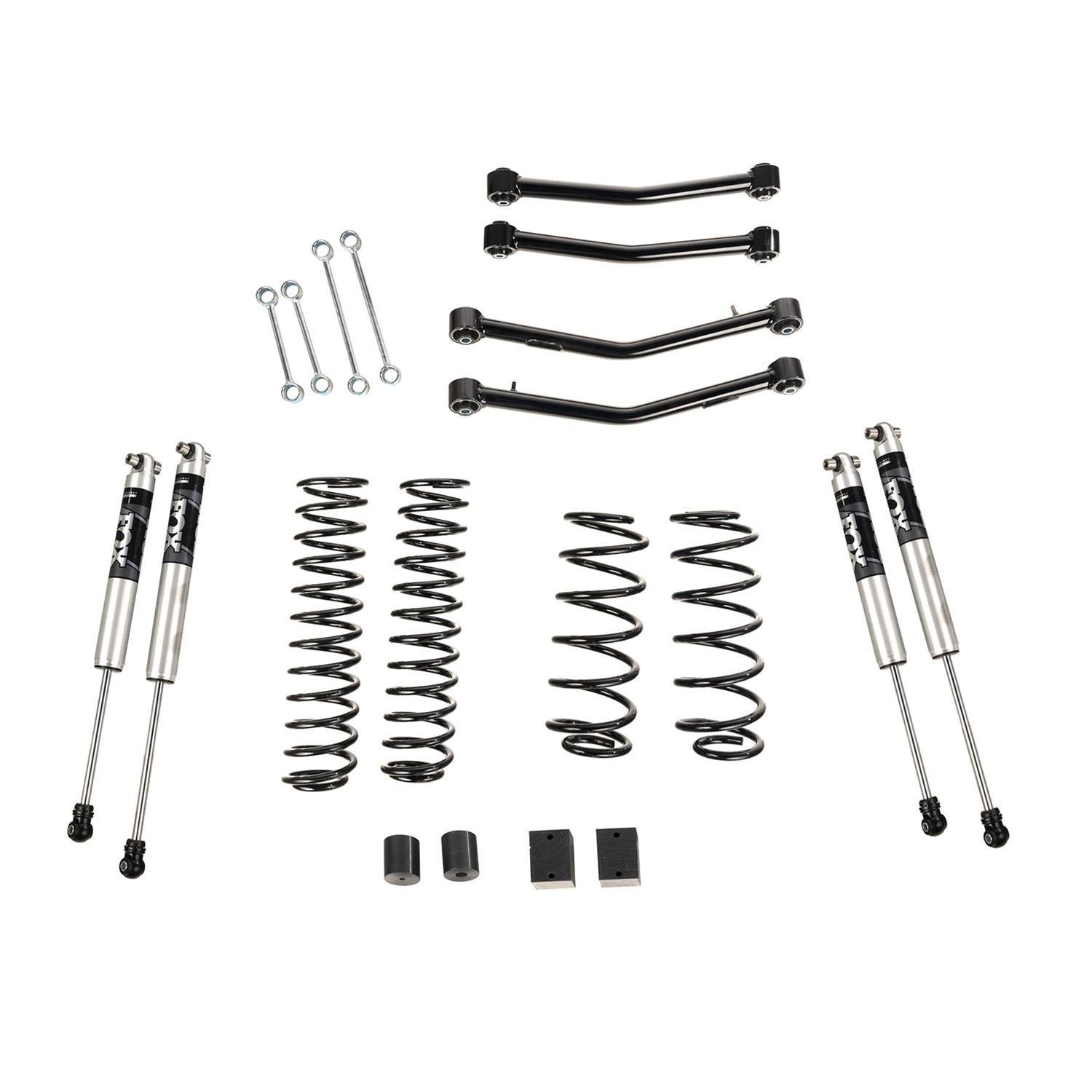 4 In. Lift Kit With Fox Shocks for 2018-2019 Jeep Wrangler JL Unlimited 4-Door