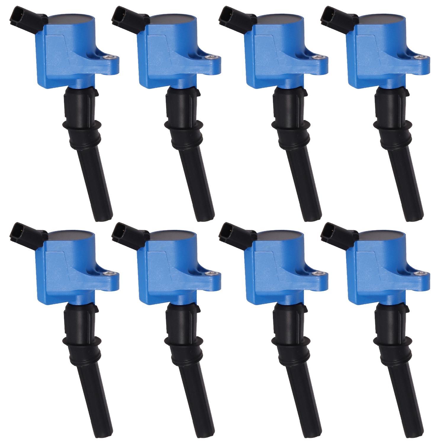 High-Performance Ignition Coils for 1998-2008 Ford F-150/E-150/Expedition [Blue]