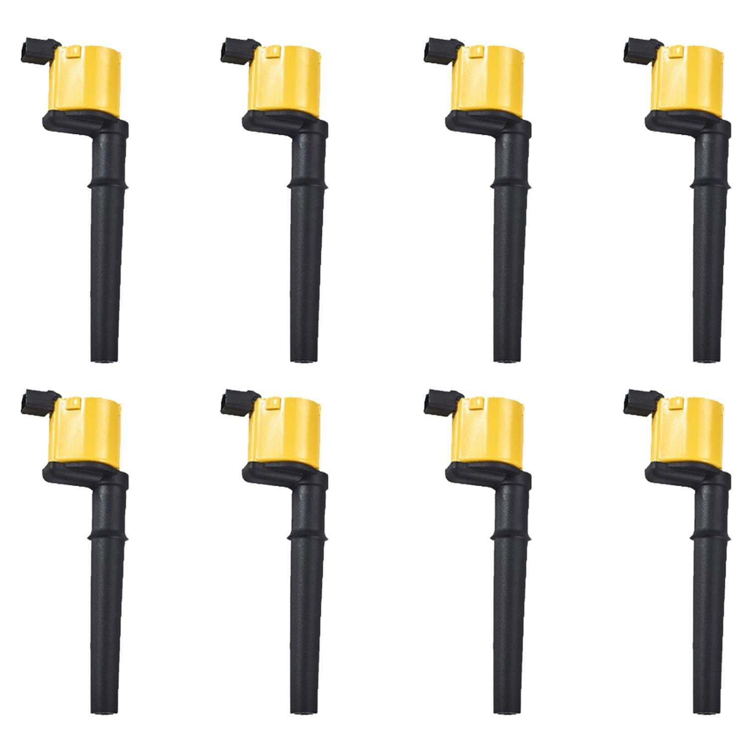 High-Performance Ignition Coils for 2000-2004 Lincoln Navigator [Yellow]